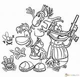 Rayman Coloring Pages Character Print Game Faithful Friends Raskrasil sketch template