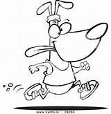 Jogging Coloring Pages Getdrawings Dog Cartoon sketch template