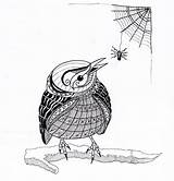 Zentangle Efie Bird Kwok Doodle sketch template