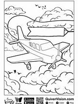 Quiver Coloring Pages Fun Kids Plane sketch template