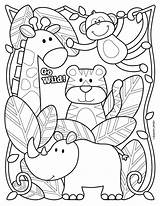 Coloring Pages Zoo Animals Animal Printable Sheets Sheet Books Colouring Kids Preschool Print Easy Drawing Collection Worksheets Kindergarten Choose Board sketch template