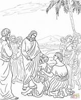 Pages Bible Segnet Ausmalbilder Coloriage Blesses Ausmalbild Kostenlos Ausdrucken Jésus Malvorlagen Mandala Jeesus Sunday Punkt sketch template