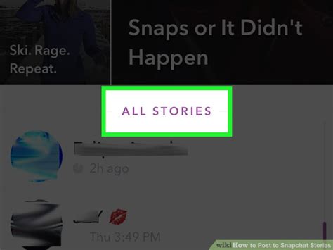 how to post to snapchat stories 14 steps with pictures