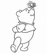 Pooh Winnie Coloring Pages Cute Disney Printable Top Butterfly Momjunction Kids Baby Happy Cartoon Online Toddler Will Bear Sheets Books sketch template