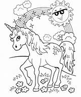 раскраски Unicorns категории из все sketch template
