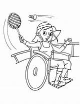 Badminton Wheelchair Cadeira Rodas Jogando Niños Discapacidad Tudodesenhos Boyama Rompe Cabezas Foundation Paralympique Bestcoloringpages sketch template