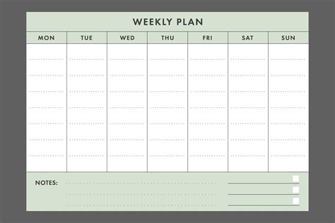 printable  basic weekly planner ii  krafti lab  atcreativemarket