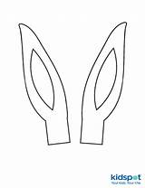 Easter Bunny Bonnet Ears Print Templates Coloring Pages Template Make Own Choose Board sketch template