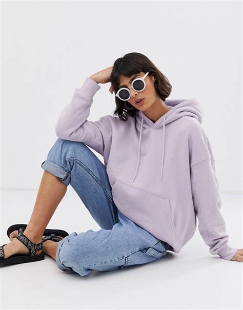 weekday oversized hoodie  lilac asos clothing photography fancy shirt hoodie fashion