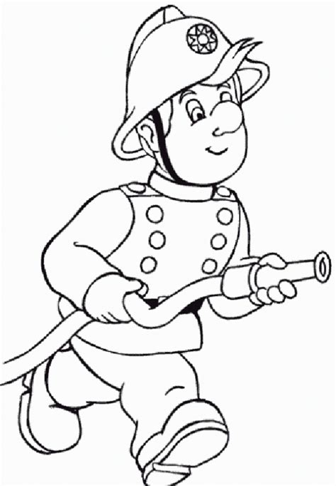 fireman coloring pages coloring home
