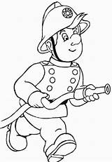 Firefighter Clipart Clip Coloring Book Fire Wikiclipart Related sketch template