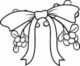 Mistletoe Coloring Christmas Pages Printable Clipart Draw Kids Printables Cliparts Colouring Library sketch template