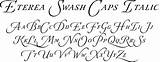 Italic Swash Handwriting Calligraphy Eterea Handwritten Otf sketch template