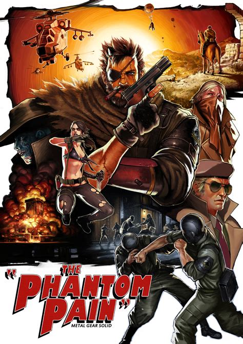 Spectacular Metal Gear Solid V 80’s Poster Fan Art