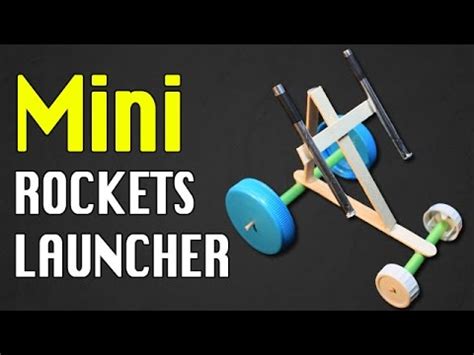 mini rockets mini missile launcher youtube