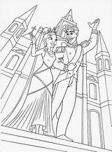 Coloring Pages Castle Disney Princess Frog Frozen Elsa Tiana Printable Color Movie Ice Book Characters Da Coloriage Colorare Drawing Princesses sketch template