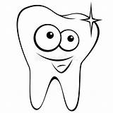 Dente Tand Dent Gelukkige Heureuse Lycklig Vetor Dentist Dentistry Sourire sketch template