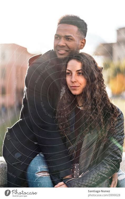Interracial Couple Holding Hands Diversity Concept A Royalty Free