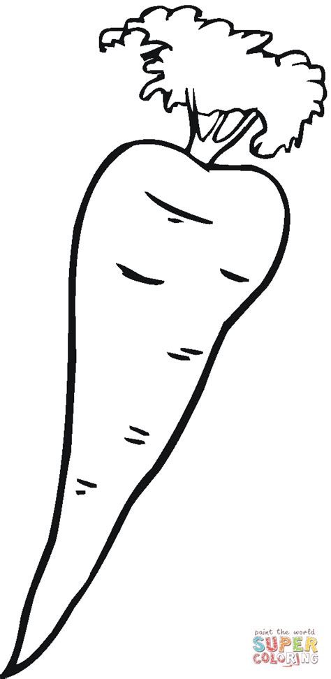 carrot black  white outline coloring page  coloring home