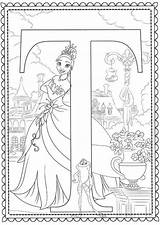 Tiana Princess sketch template