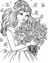 Coloring Pages Girls Detailed Printable Print Worksheets Activities Kids Has sketch template