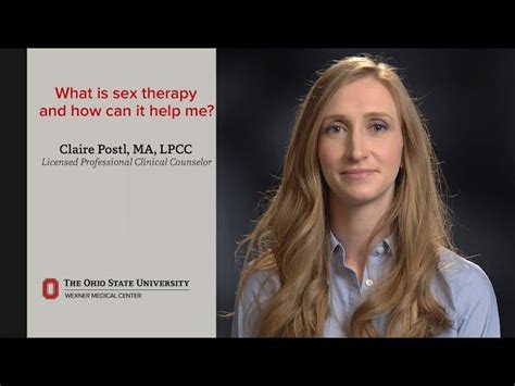 What Is Sex Therapy And How Can It Help Me Ohio State Medical My Xxx
