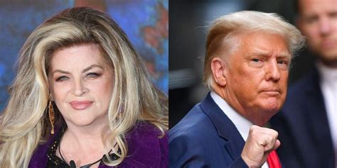Trump Praises Kirstie Alley After She Says Hollywood Blackballed Her