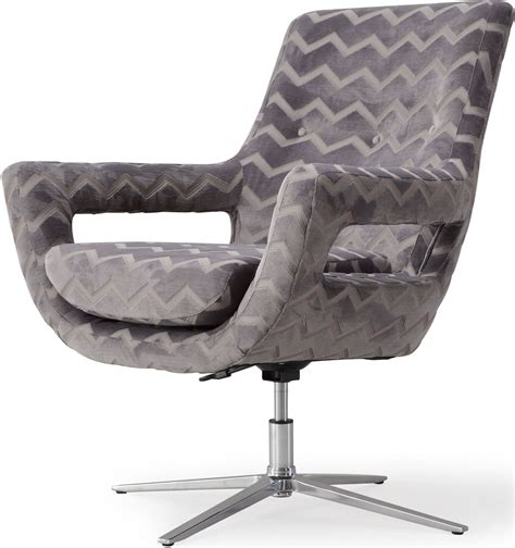 fifi gray swivel chair  tov coleman furniture