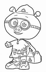 Coloring Pages Why Super Woofster Noddy Toyland Detective Pig Alpha Cartoon Divyajanani sketch template