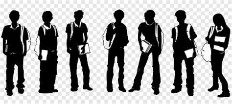 silhouette student silhouette animals team png pngegg