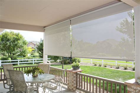 pin  affordable blinds shutters  commercial patio shade patio sun shades porch shades