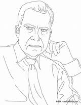 Nixon Richard Coloring President Pages Color Popular Famous Hellokids Print Online sketch template