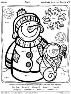images  winter puzzle worksheets kid winter crossword