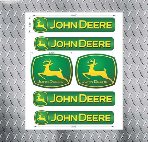 john deere  pack vinyl decal sticker graphics decals