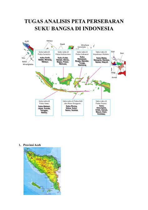 tugas analisis peta persebaran suku bangsa  indonesia tugas