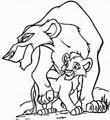 Coloring Lion King Pages Simba Nala Az Popular sketch template