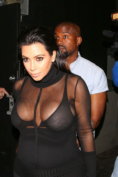 kim kardashian see through to bra cleavage 07 celebrity