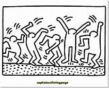 Keith Haring Template sketch template