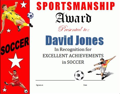 sports certificate templates image gif  certificate