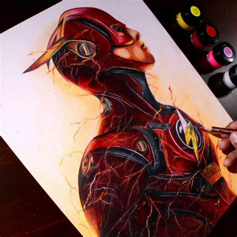 Drawing The Flash Barry Allen Art Amino
