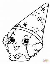 Shopkins Coloring Pages Shopkin Snow Season Crush Cone Printable Color Book Colour Colouring Sheets Dolls Drawing Kids Printables Print Crafts sketch template