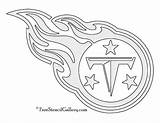 Titans Tennessee Stencil Nfl Coloring Pages Pumpkin Carving Freestencilgallery sketch template