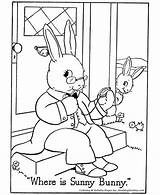 Easter Coloring Pages Bunny Sunny Bunnies Colouring Rabbit Sheets Honkingdonkey Book Hard Holiday Printable Fun Activity sketch template