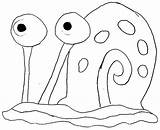 Snail Gary Coloring Draw Pages Kid Preschooler sketch template