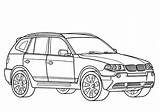 Bmw Coloring X3 Pages Color Supercoloring sketch template