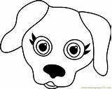 Face Labrador Puppy Coloring Pages Cartoon Parade Coloringpages101 Pet Color Getdrawings Drawing sketch template