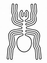 Nazca Lines Spider Geoglyphs Drawing Line Desert Ancient Series Choose Board Tattoo Crop sketch template