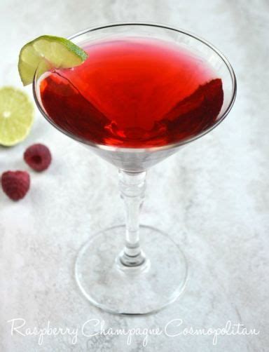 raspberry champagne cosmopolitan recipe easy drink