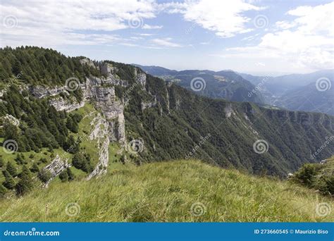 view of landscape in asiago plateau stock image image of asiago