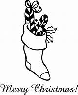 Christmas Coloring Pages Socks Stocking Coloringpages1001 sketch template